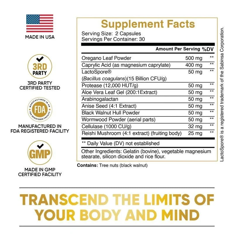 Candida Cleanse - Gut and Colon Support