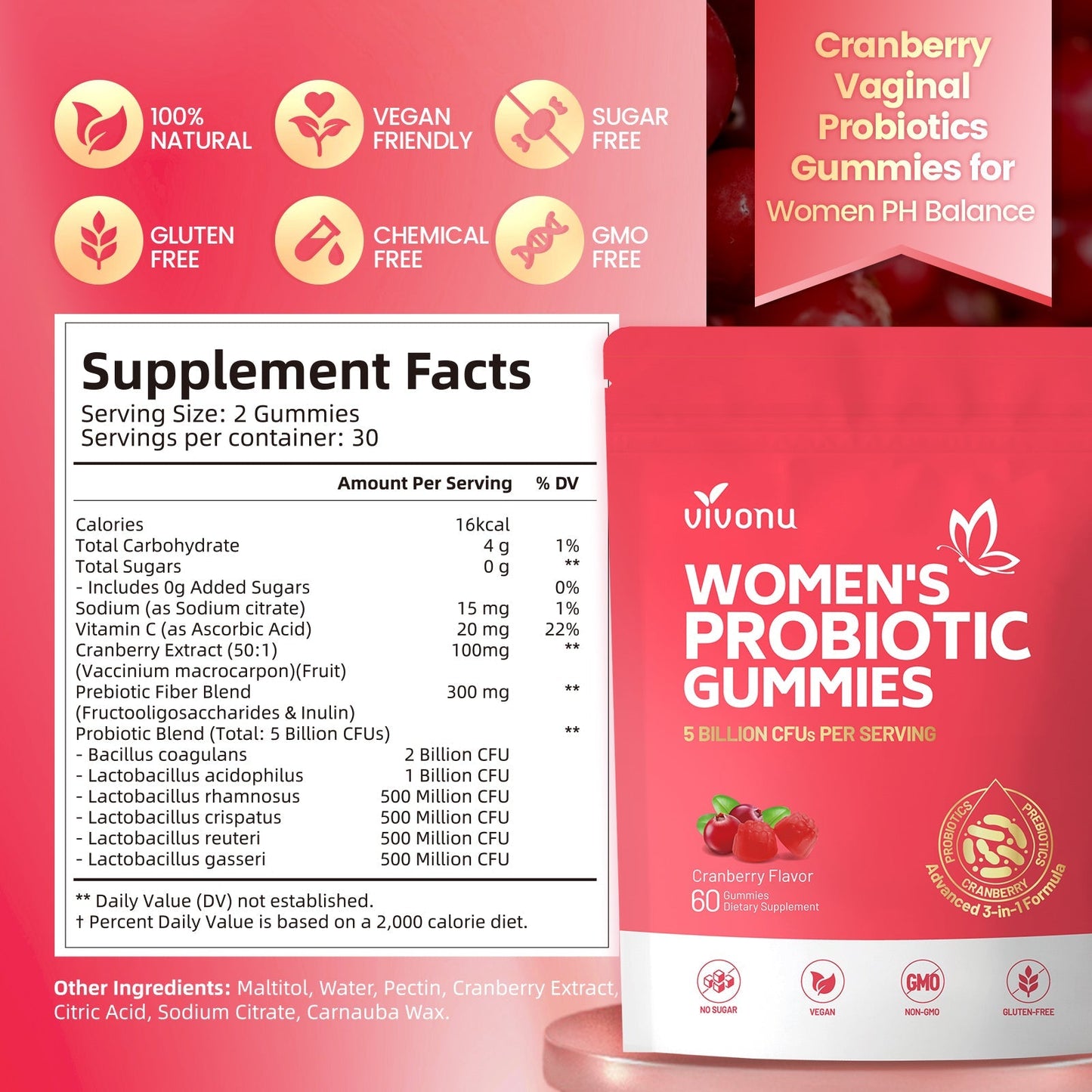 Vaginal Probiotics Gummies