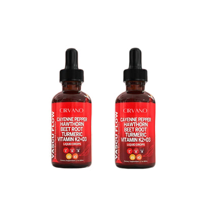 Cayenne Vascular Flow Liquid | Heart Health & Balanced Blood Pressure Support | Fast-Absorbing for Energy-Shop