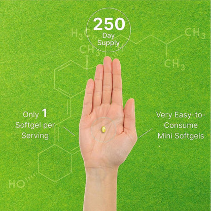 DEAL SUPPLEMENT Vitamin D3 K2 5000IU Softgel, 2-1 Complex, 250 Count