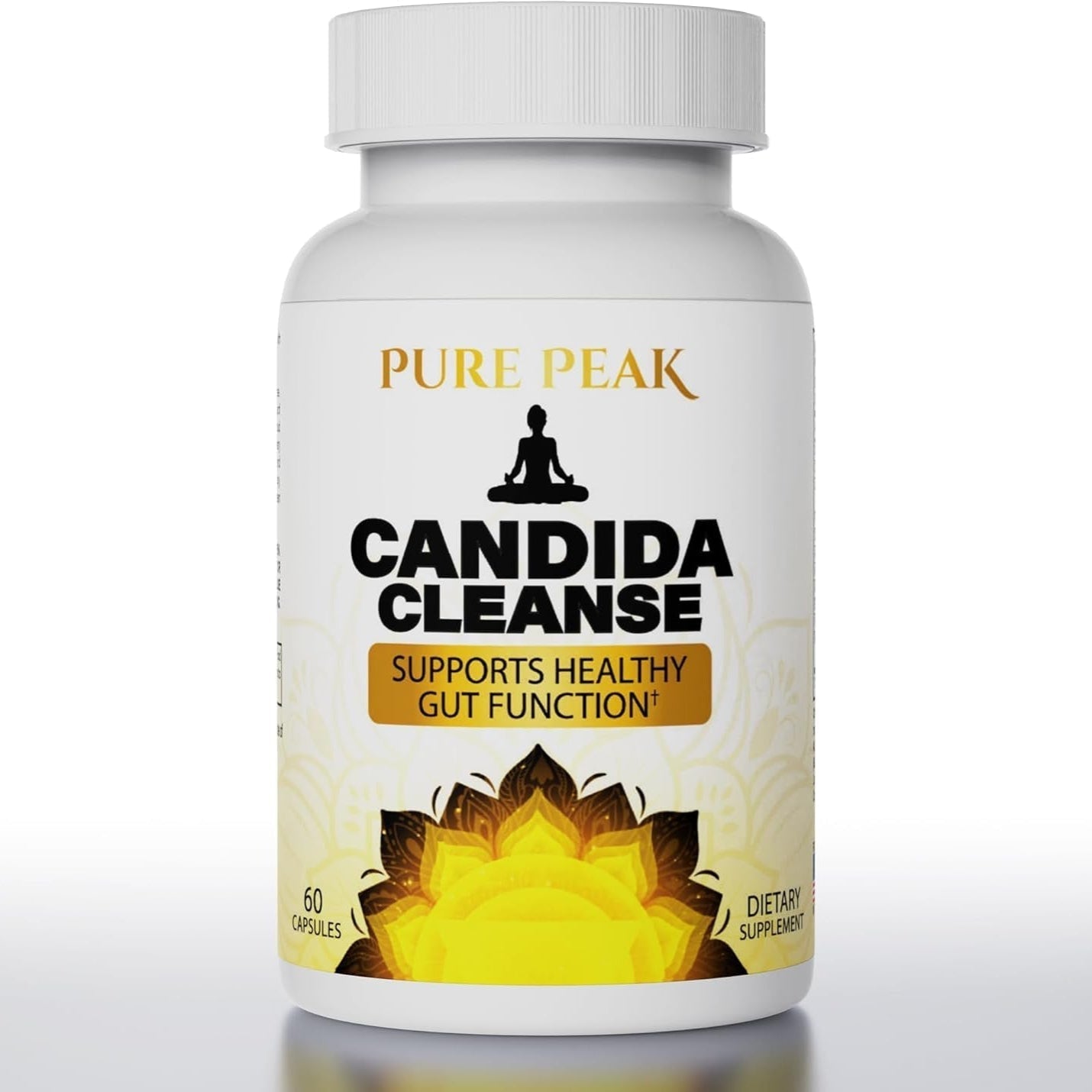 Candida Cleanse - Gut & Colon Support (60 Capsules) - for Men & Women - Natural Herbs for Intestinal Detox-Shop