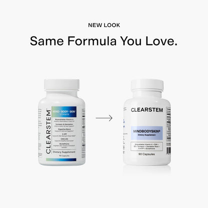 CLEARSTEM -  Hormonal Acne Supplement (5-HTP) - Natural DIM Supplement - Skin Care Vitamins - Hormone Balance, Antioxidants - Gluten Free, Cruelty Free - 30 Servings, 90 Capsules-Shop