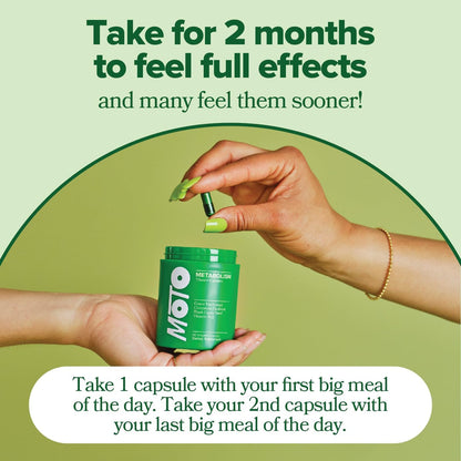 Women's Metabolism Support - Energy, Curb Cravings, Healthy Metabolism - Vegan Capsules, 30 Servings-Shop