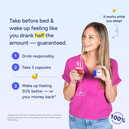 Cheers Restore | Supplement with DHM + L-Cysteine | Feel Better After Drinking & Support Your Liver | 12 Doses-Shop