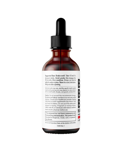 Vitamin B12, B6 & B1 Drops – Raspberry Flavor Liquid Supplement