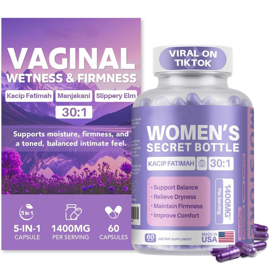 60 Capsules Vaginal Moisturizer Kacip Fatimah 1,000mg&Manjakni 200mg for Female-Shop